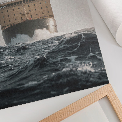 Premium wall art Ship at Sea Minimalism Harmony and Majesty