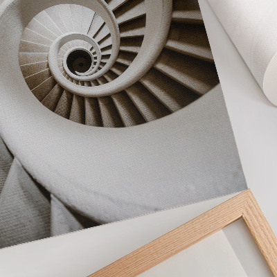 Poster Spiral staircase modern architecture
