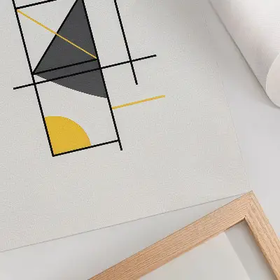 Premium wall art modern geometric lines and shapes