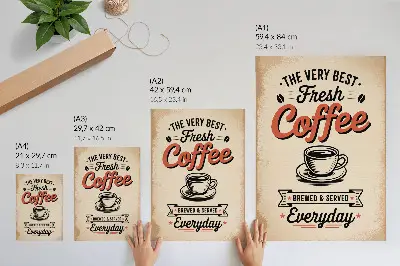 Retro cafe atmosphere art print cup design