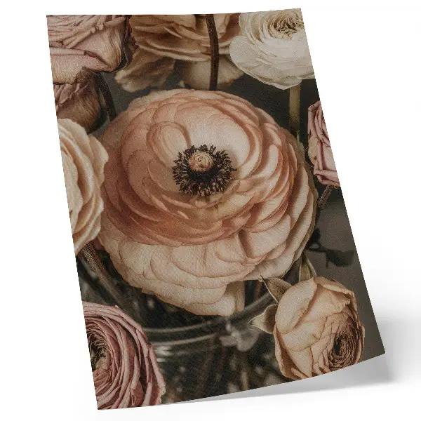 Pastel flowers elegance harmony sensuality poster pastels in an elegant harmonious and sensual floral style