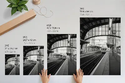 Modernity, structure, space, symmetry, rhythm poster