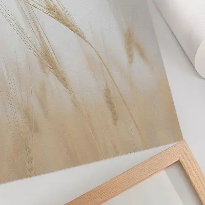 Ears of grain poster minimalist elegance art print