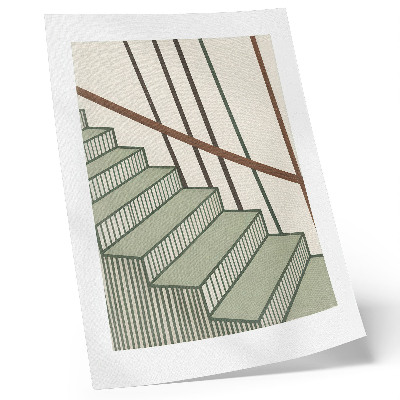 Poster Stair geometry dynamism minimalism elegance
