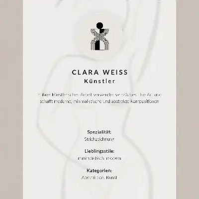 Minimalist hand line poster elegant modern design