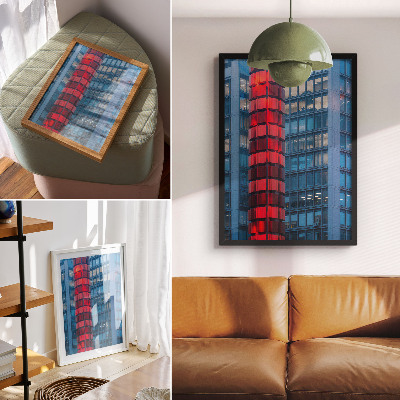 Art print Modern architecture, urban atmosphere, spaciousness
