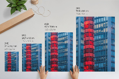 Art print Modern architecture, urban atmosphere, spaciousness