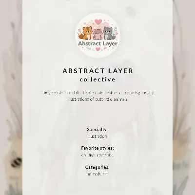 Baby horse and dandelions poster in warm pastel colors
