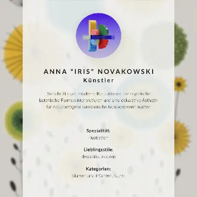 Decorative poster with a modern colorful circles and thin lines design