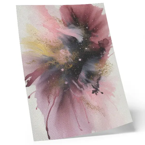 Art print an explosion of color and energy in a modern style