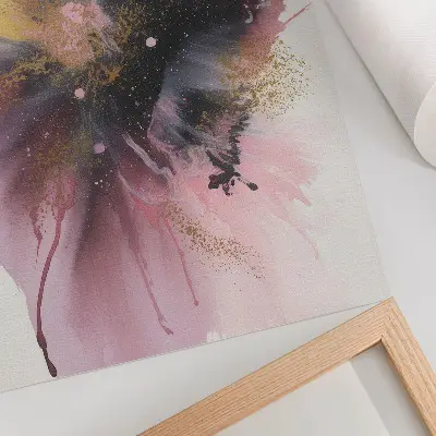 Art print an explosion of color and energy in a modern style