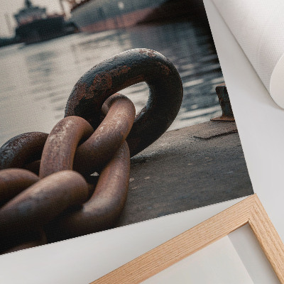 Premium wall art The charm of the port, the ships, the industrial atmosphere