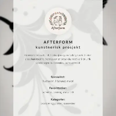 Poster geometric flowers in pastel shades with a modern design