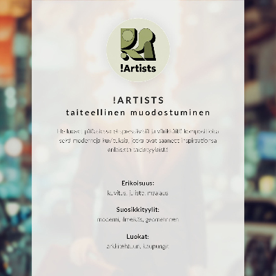 Art print Colorful urban scene, people, stalls, watercolor