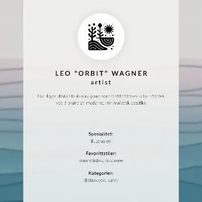 Decorative poster birds in flight orange minimalist circle