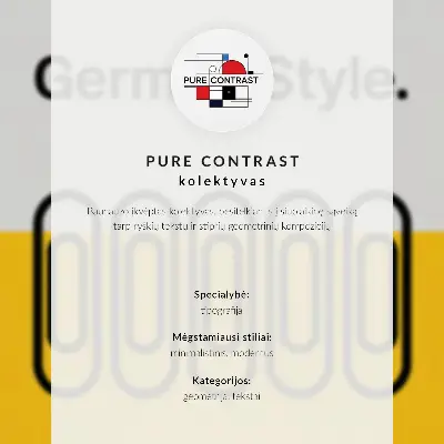 Premium wall art with clean geometric lines and contrasting colors