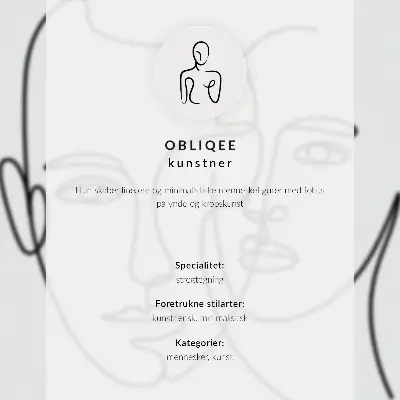Decorative poster subtle form lines in harmony and elegance