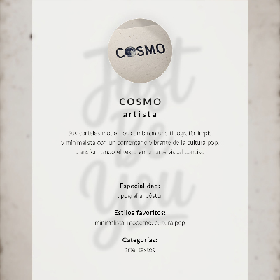 Art print A motivating inscription in a minimalist approach