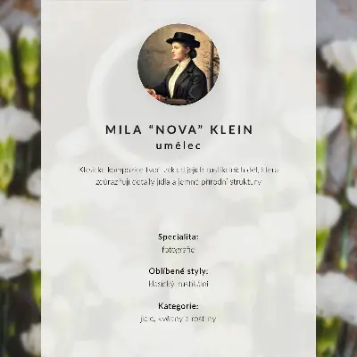 Poster with atmospheric classic motifs and a dark palette