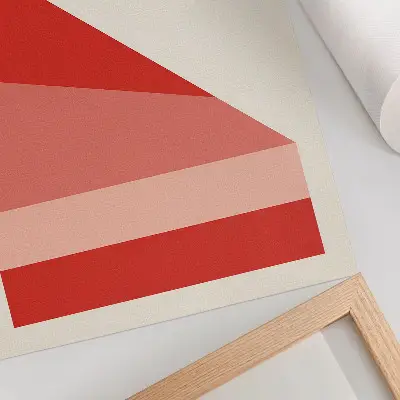 Premium wall art geometric composition in a modern minimalist style