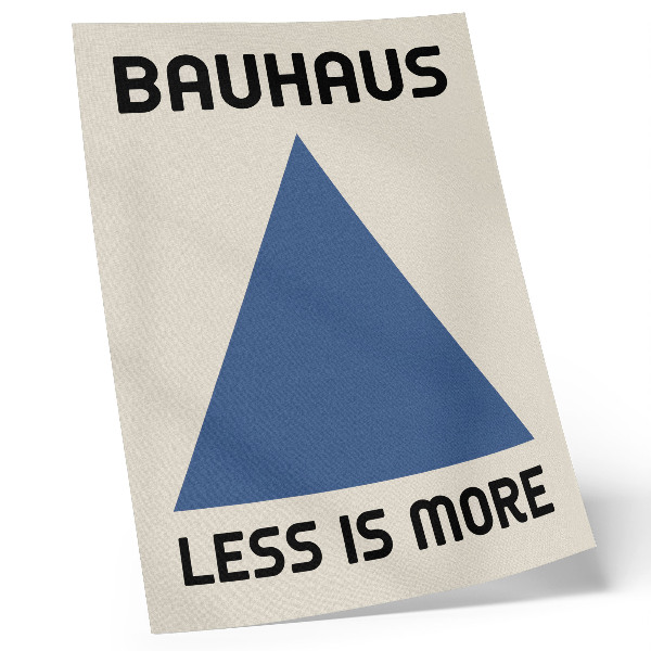 Art print The Bauhaus style is dominated by geometric simplicity