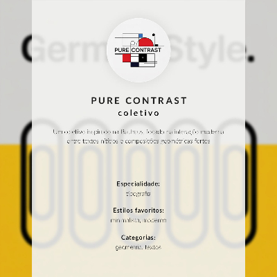 Art print The Bauhaus style is dominated by geometric simplicity