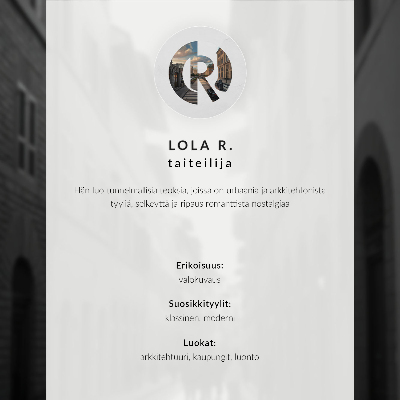 Art print Street black and white architecture people
