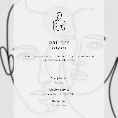 Minimalist woman outline composition poster elegance version
