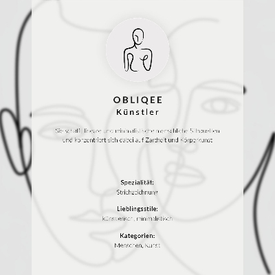 Poster Minimalist woman outline composition elegance