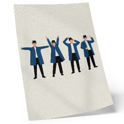 Decorative poster Modern characters in Scandinavian style