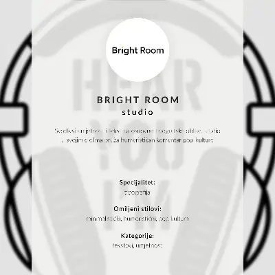 Headphones Poster with a strong contrast modern slogan design