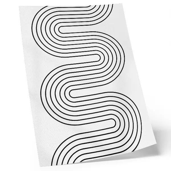 Abstract modern contrasting lines poster abstract modern contrasting lines wall art print
