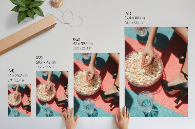 Premium wall art Colorful carpet popcorn glass elegant figure