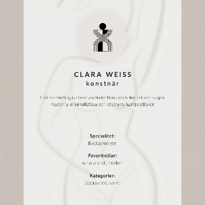 Premium wall art Delicate silhouette of a rabbit with a thin line