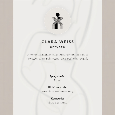 Premium wall art Delicate silhouette of a rabbit with a thin line