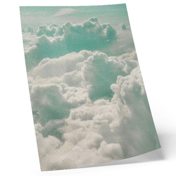Poster Clouds in the blue sky, peace, harmony