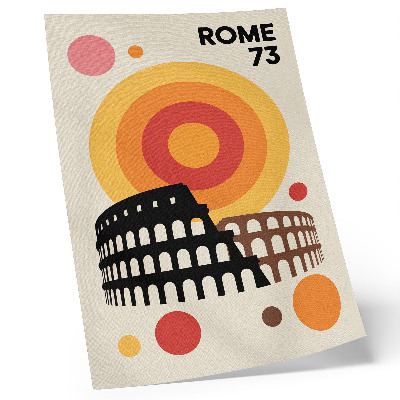 Art print Colosseum Artistic Retro Circles