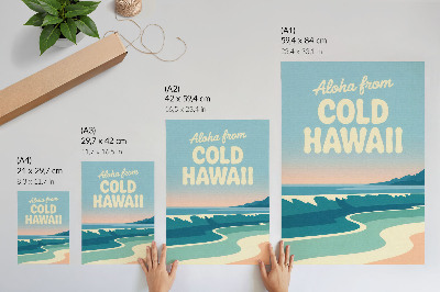 Art print Modern typography natural landscape beaches