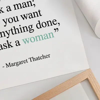 Decorative poster minimalist motivational quote about simplicity