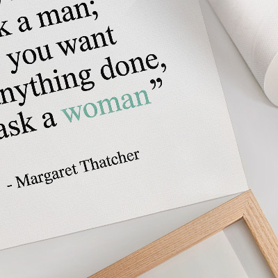 Decorative poster Minimalist quote motivating simplicity inspiration