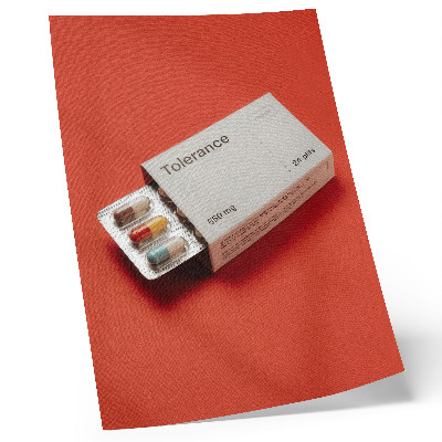 Premium wall art Minimalist capsule packaging with colorful background.