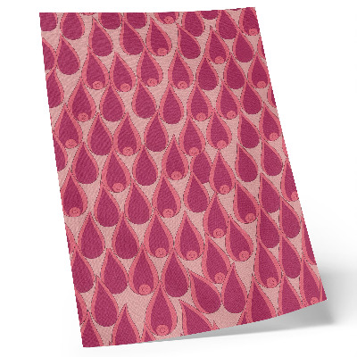 Art print pink drops repeat dynamic pattern design