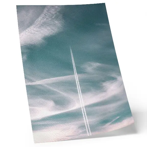 Premium wall art blue sky freedom streak inspiration
