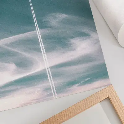 Premium wall art blue sky freedom streak inspiration