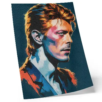 Premium wall art pop art portrait with dynamic colors
