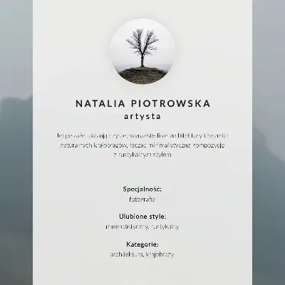 Decorative poster a wooden cottage in a minimalist style by the water
