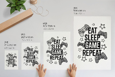 Poster Pads stars inscription modern minimalist style