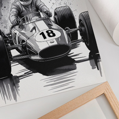 Art print Automotive dynamics contrast racing