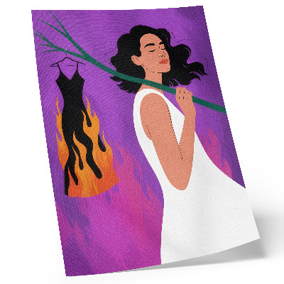 Premium wall art Harmony of colors, a figure in motion, an extraordinary aura