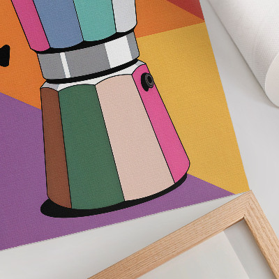 Decorative poster Contrasting colors, expressive style, fruitful combination